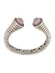 John Hardy Rose Quartz & Garnet Bedeg Kick Cuff Bracelet