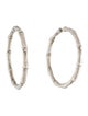 John Hardy Medium Bamboo Hoop Earrings