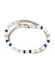 John Hardy Cultured Pearl & Multistone Wrap Bracelet