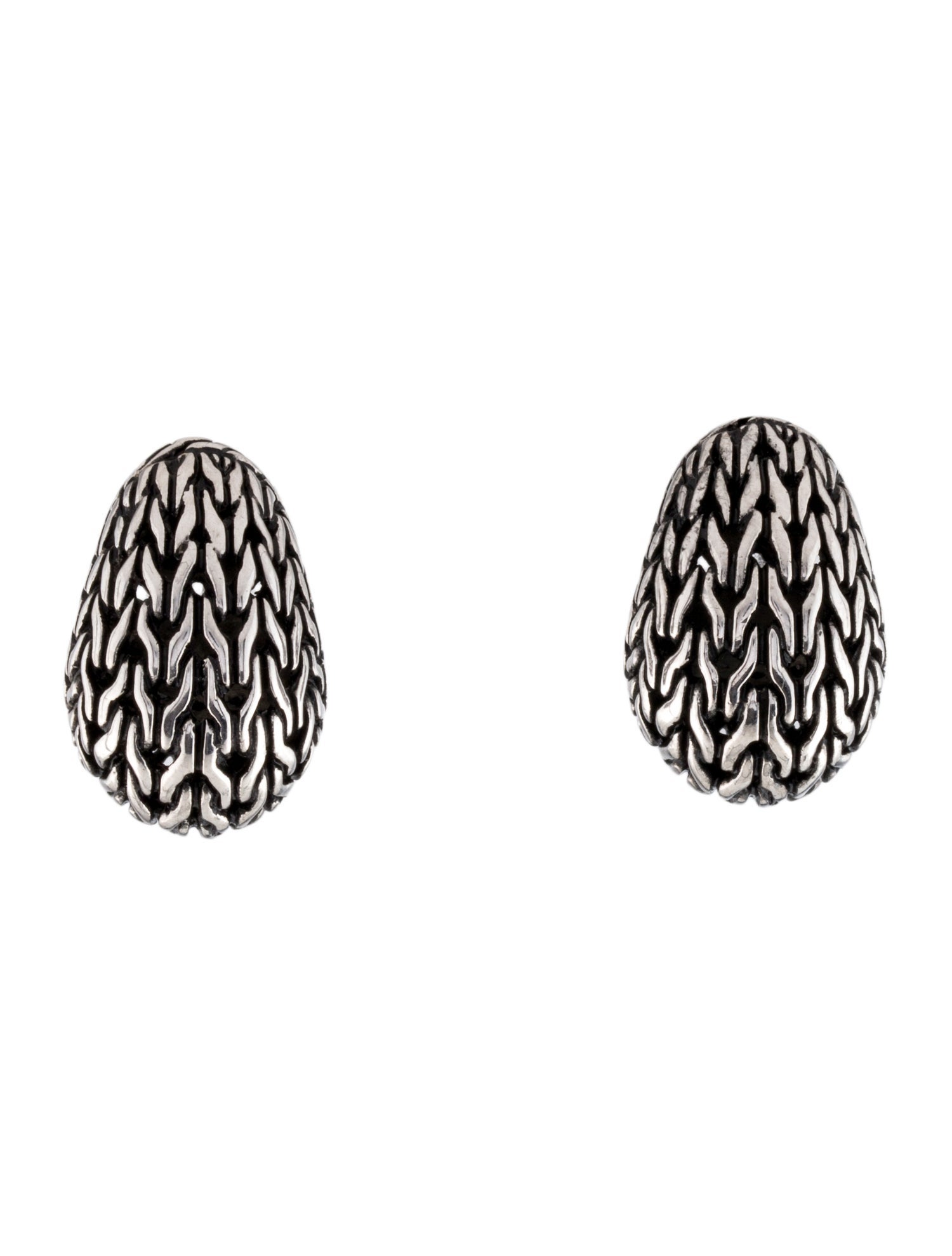 John Hardy Classic Chain Graduated Buddha Earclips