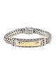 John Hardy Two-Tone Classic Chain Hammered Station Bracelet