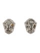 John Hardy Diamond Dot Clip-On Earrings
