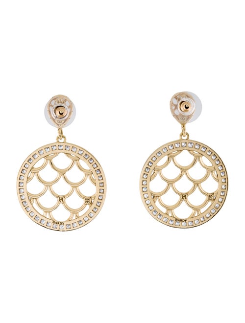 John Hardy 18K Sapphire Naga Collection Round Drop Earrings