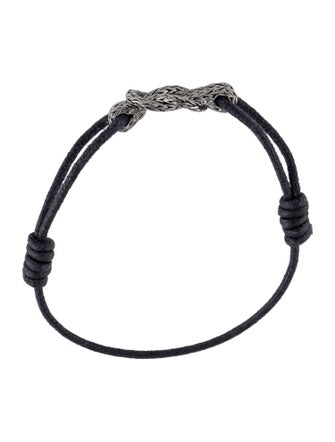 John Hardy Classic Chain Love Knot Station Cord Bracelet