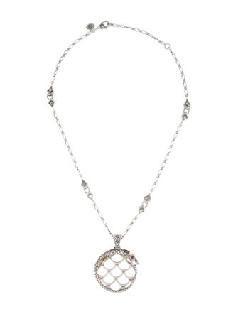 John Hardy Ruby Dragon Pendant Necklace