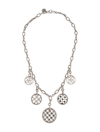 John Hardy Kawung Circle Charm Necklace