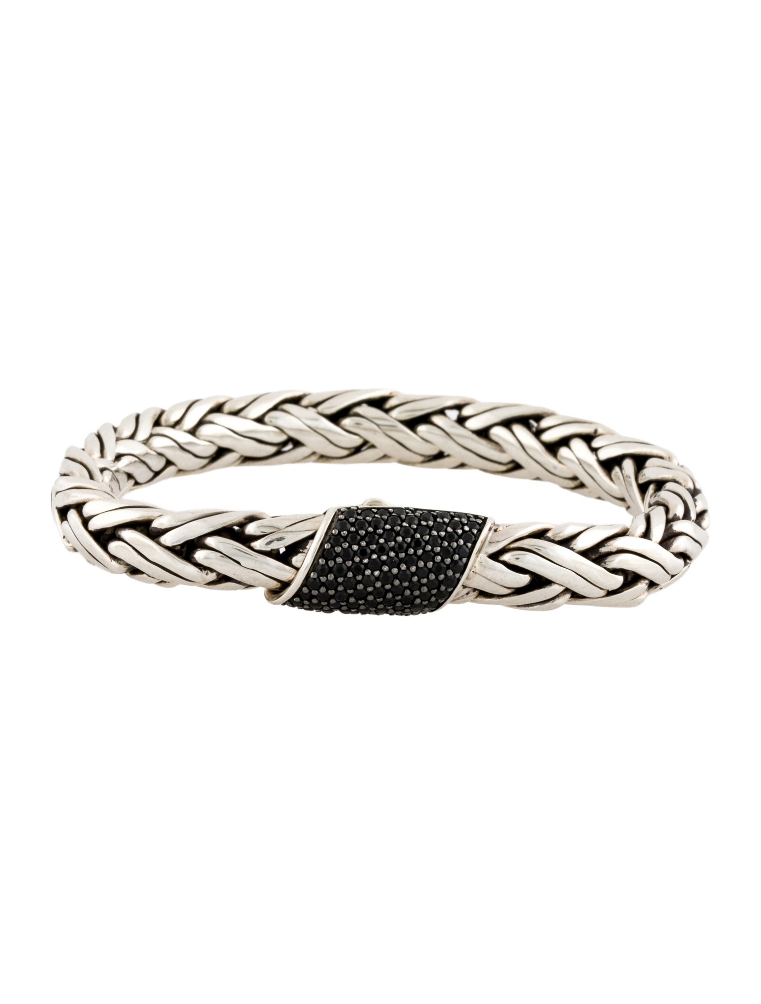 John Hardy Sapphire Woven Chain Bracelet