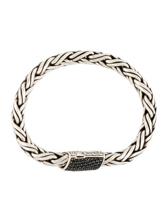 John Hardy Sapphire Woven Chain Bracelet