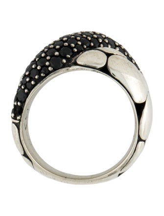 John Hardy Sapphire Kali Pebble Crossover Ring