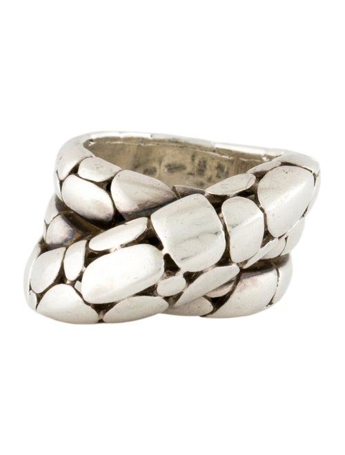 John Hardy Kali Dotted Twist Overlap Ring