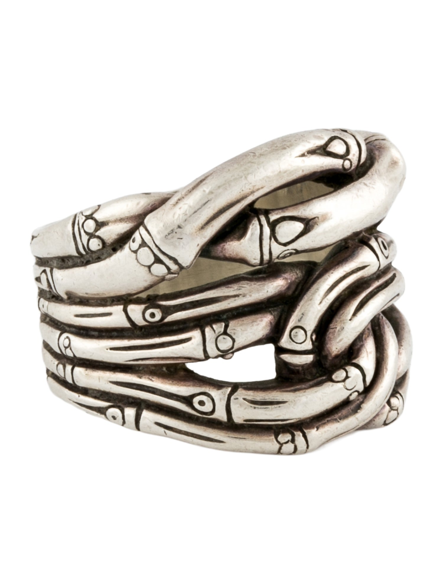 John Hardy Bamboo Knot Cocktail Ring