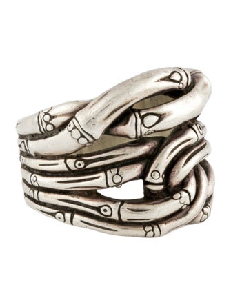 John Hardy Bamboo Knot Cocktail Ring