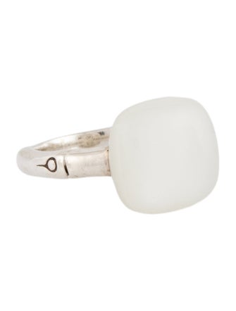 John Hardy Moonstone Square Cocktail Ring