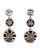 John Hardy Palu Hammered Circle Drop Earrings