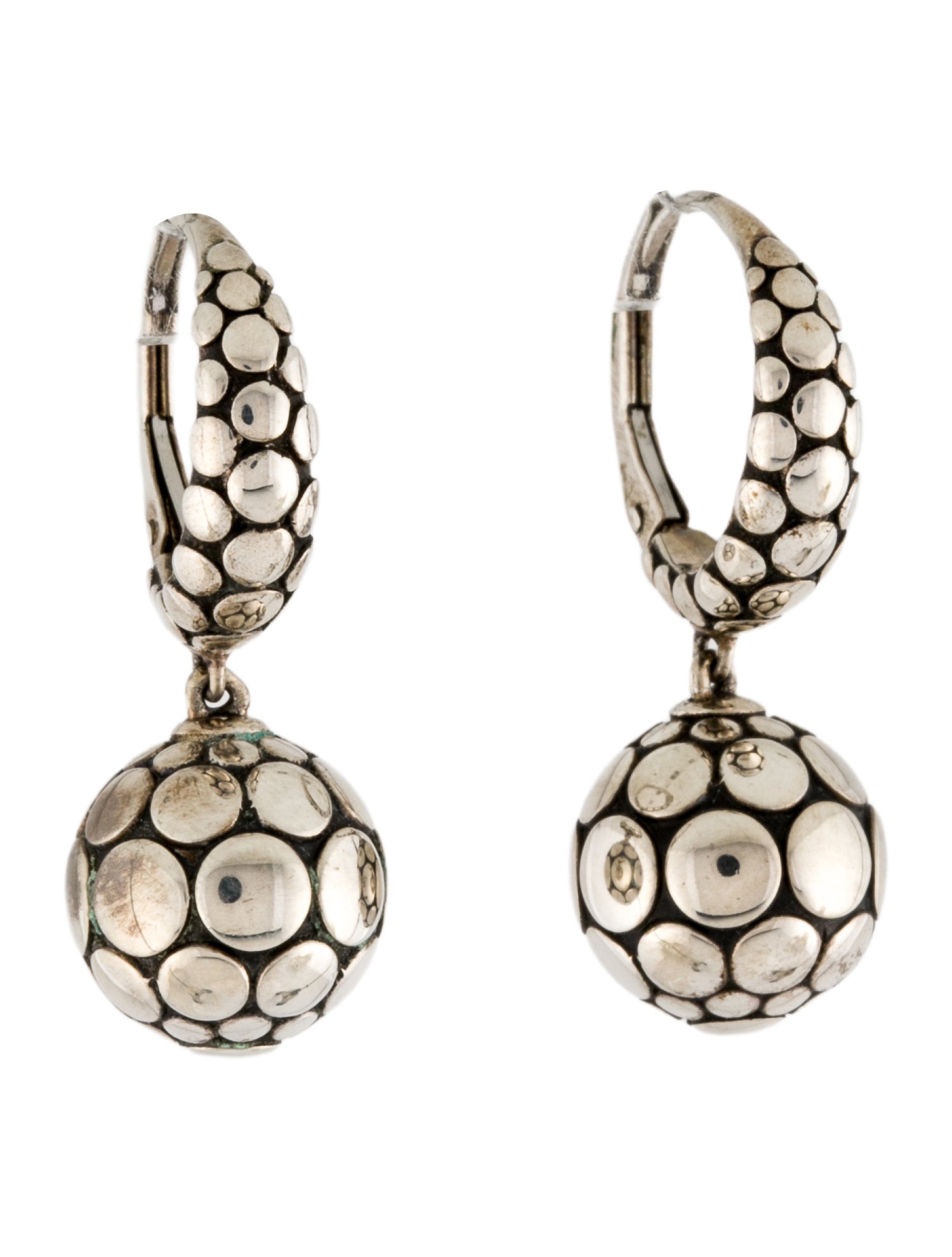 John Hardy Dot Drop Earrings