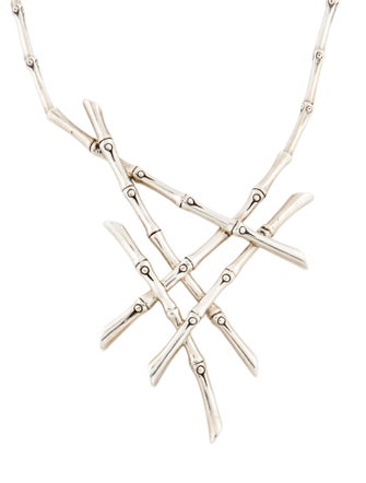 John Hardy Bamboo Branches Collar Necklace