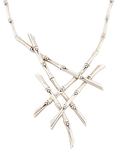 John Hardy Bamboo Branches Collar Necklace