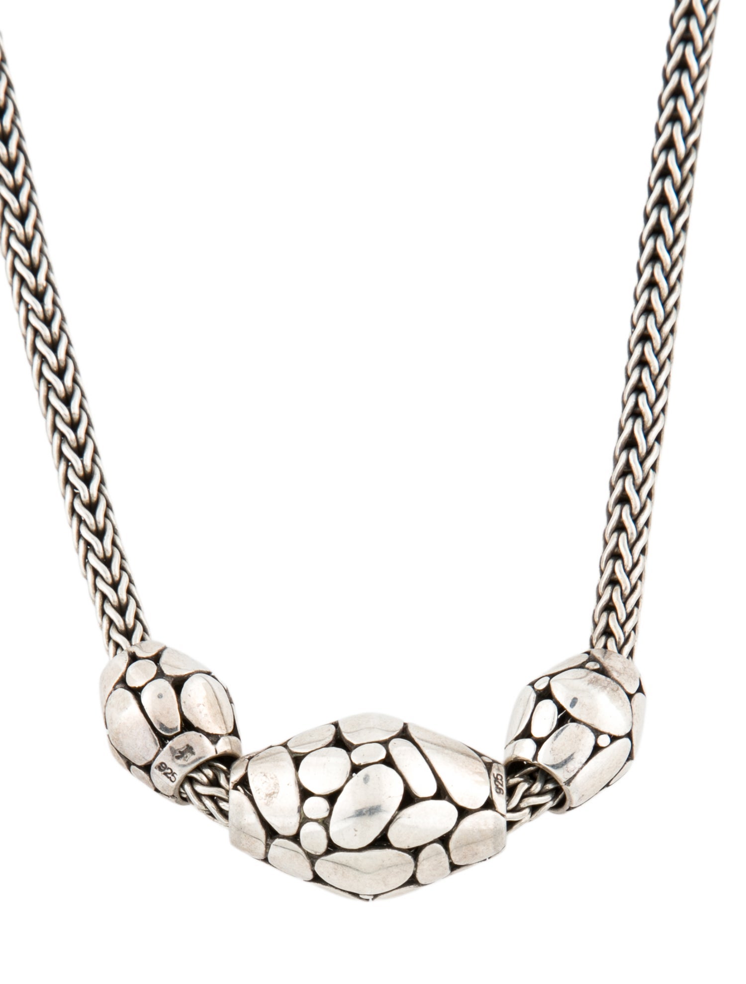 John Hardy Kali Elliptical Bead Trio Necklace