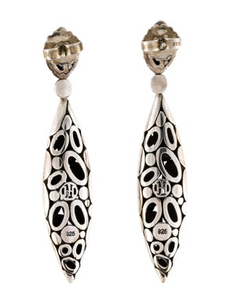 John Hardy Kali Marquis Drop Earrings