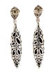 John Hardy Kali Marquis Drop Earrings