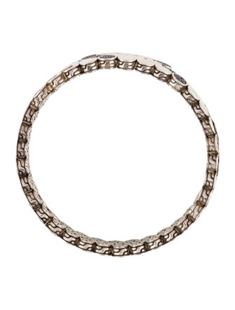 John Hardy Sapphire Dot Double Coil Bracelet