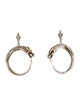 John Hardy Two-Tone Dragon Hoop Earrings
