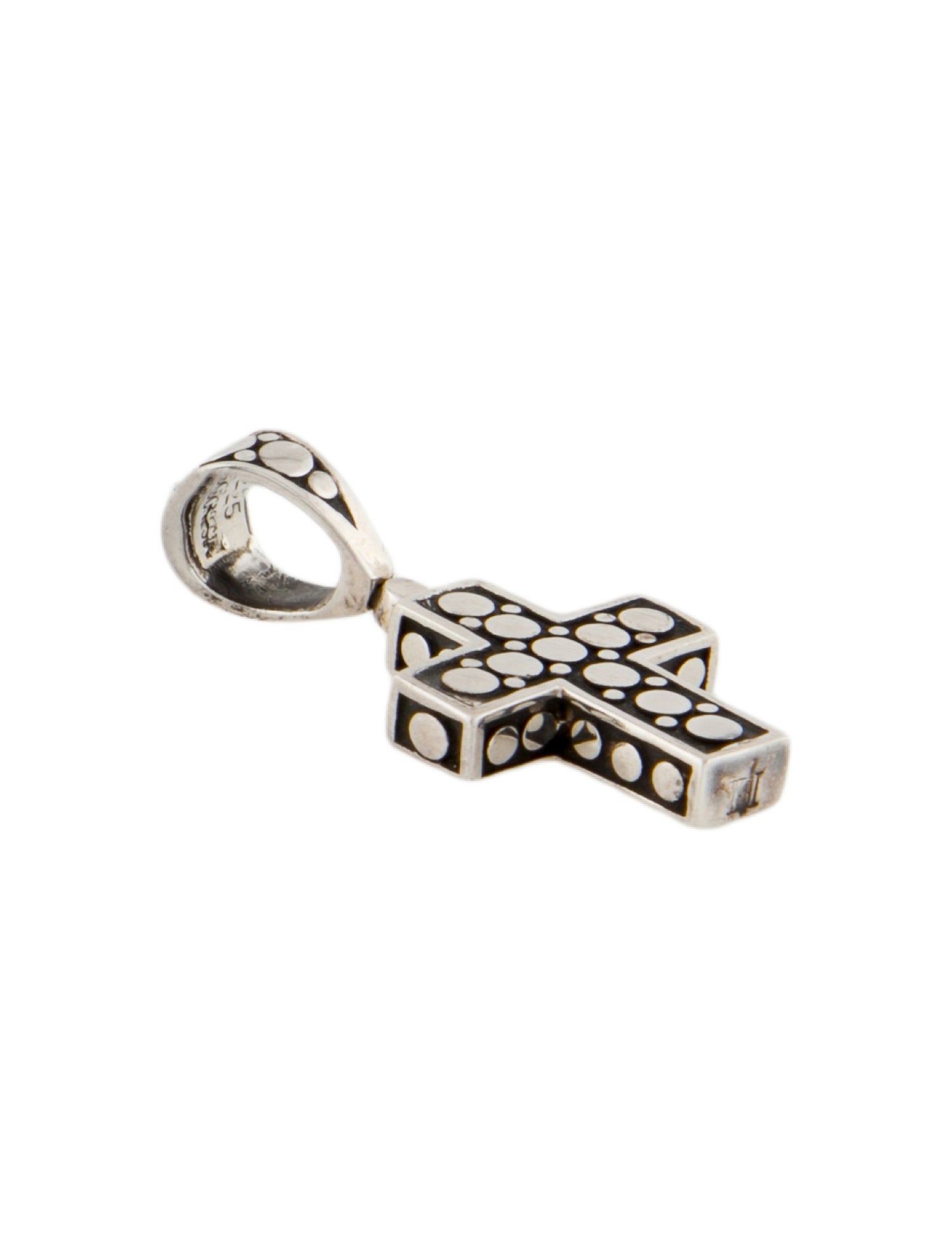 John Hardy Dot Cross Pendant