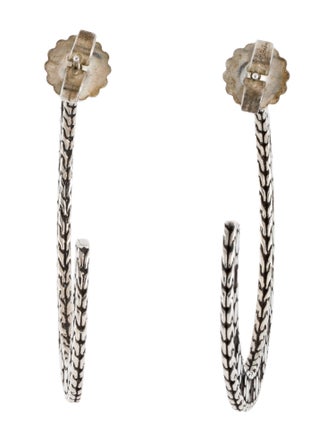 John Hardy Dot Hoop Earrings