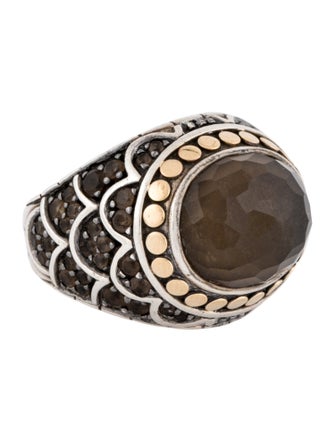 John Hardy Naga Smoky Quartz Cocktail Ring