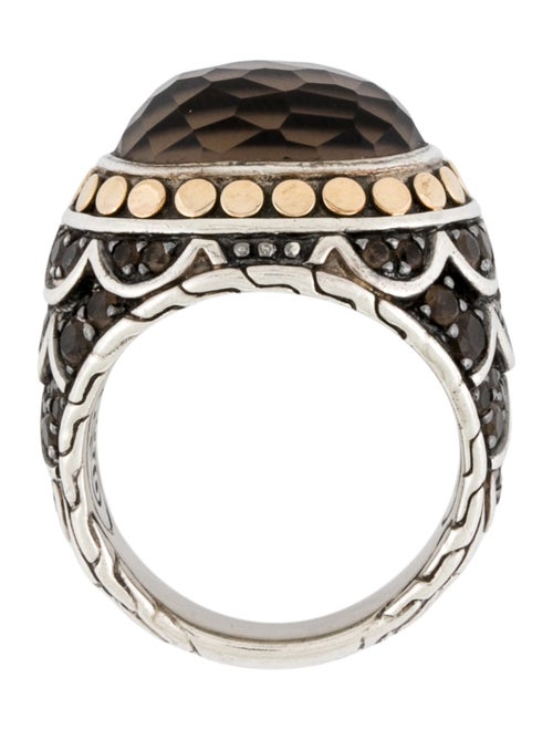 John Hardy Naga Smoky Quartz Cocktail Ring