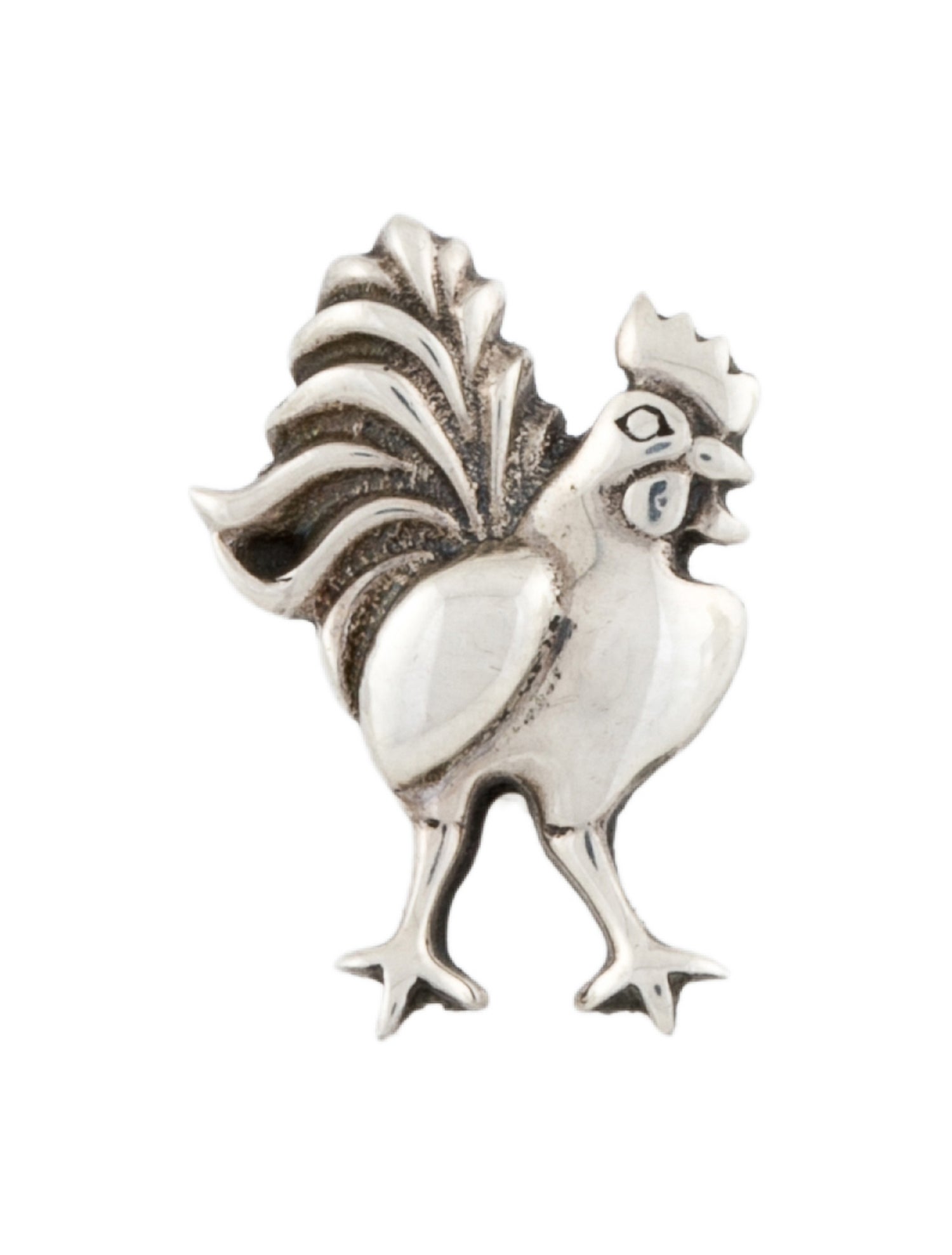 John Hardy Rooster Zodiac Lapel Pin