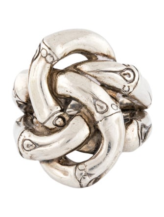 John Hardy Bamboo Knot Cocktail Ring