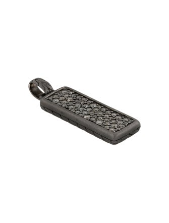 John Hardy 1.08ctw Diamond Classic Chain Bar Pendant