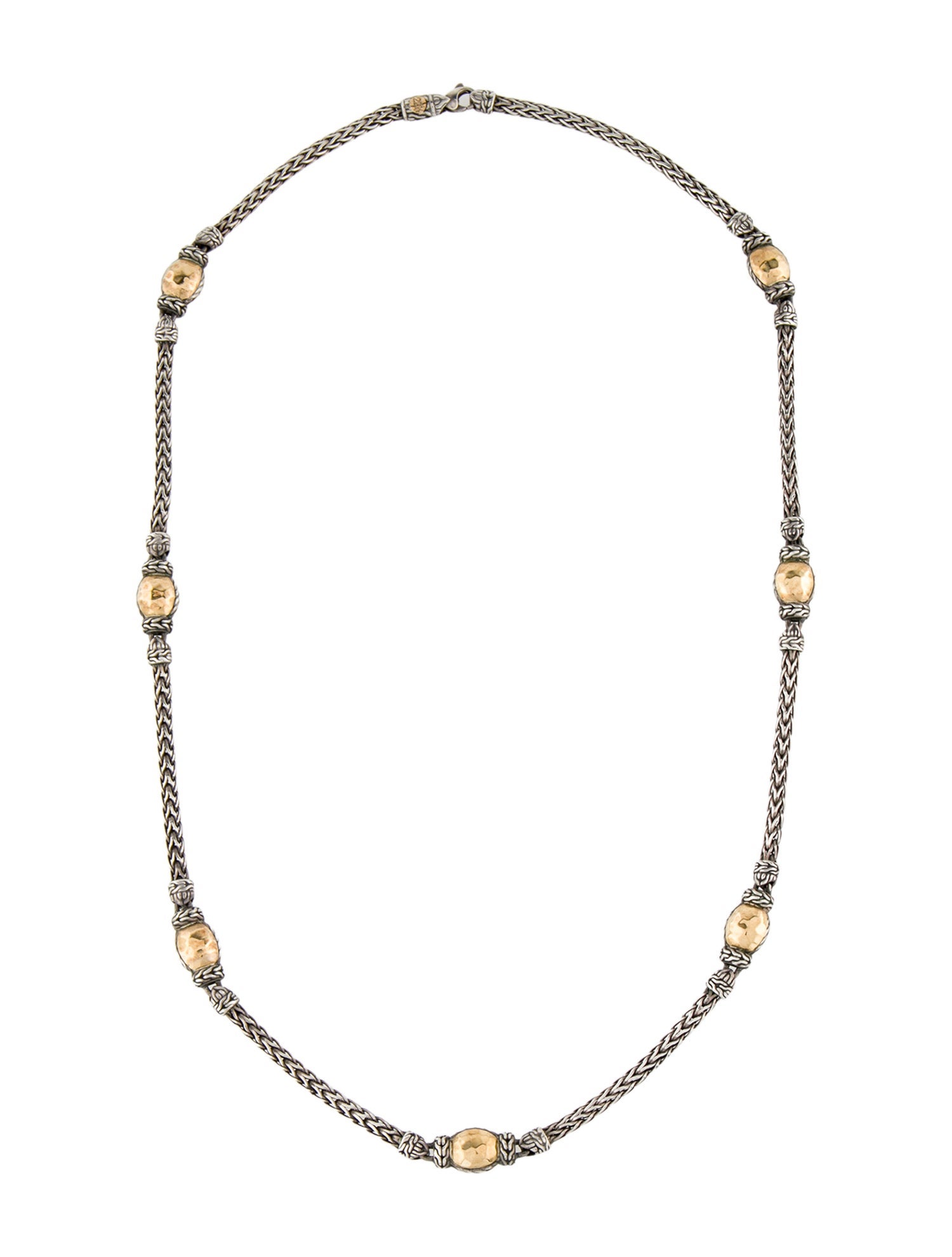 John Hardy Two-Tone Palu Station Necklace