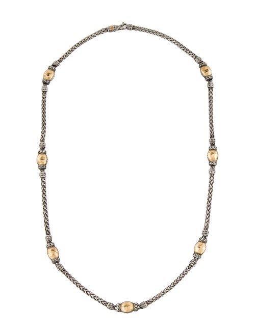 John Hardy Two-Tone Palu Station Necklace