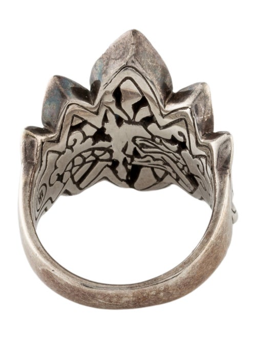 John Hardy Two-Tone Large Dragon Scale Saddle Ring