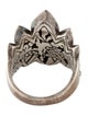 John Hardy Two-Tone Large Dragon Scale Saddle Ring