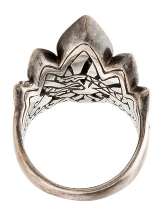 John Hardy Two-Tone Large Dragon Scale Saddle Ring