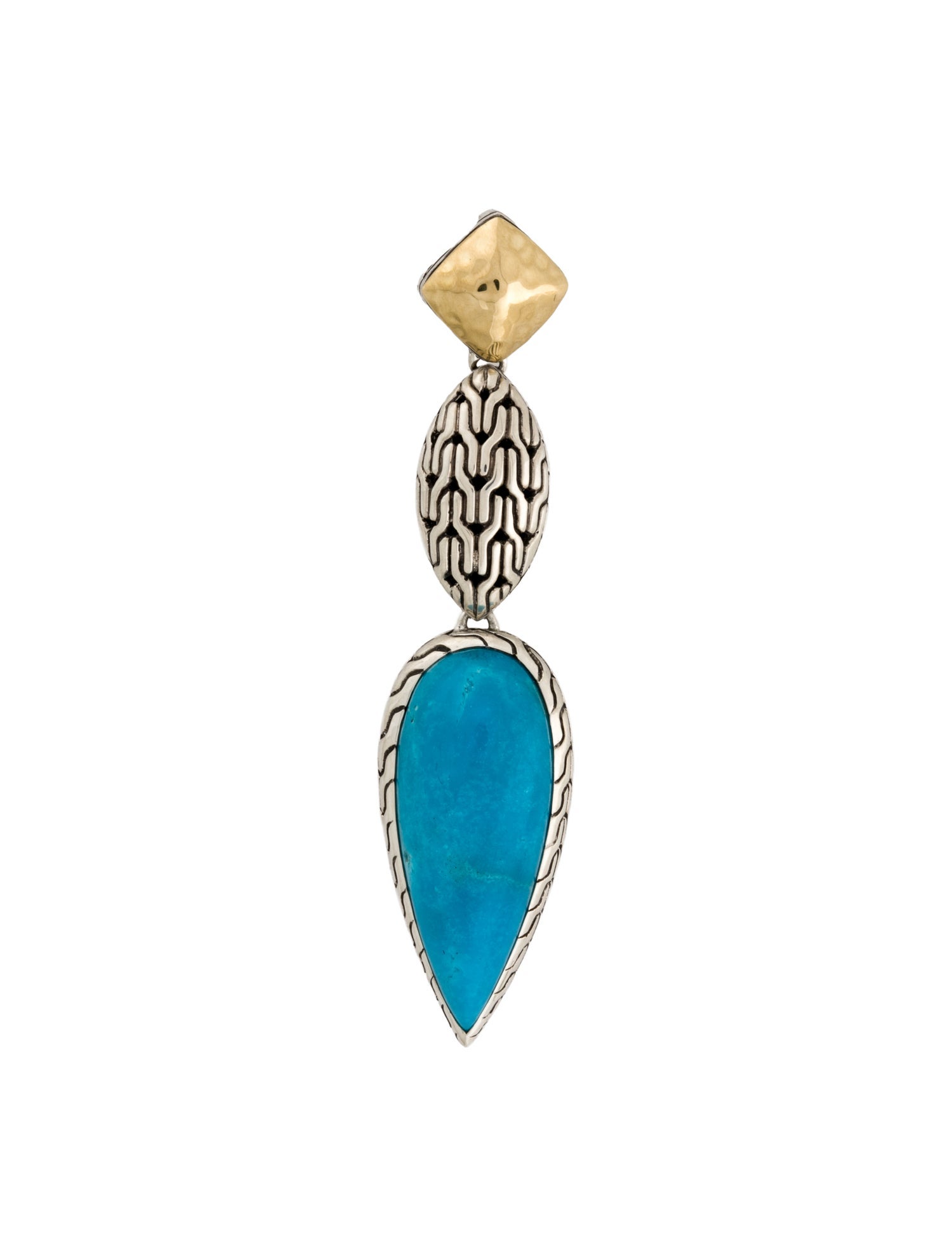 John Hardy Turquoise Spear Pendant