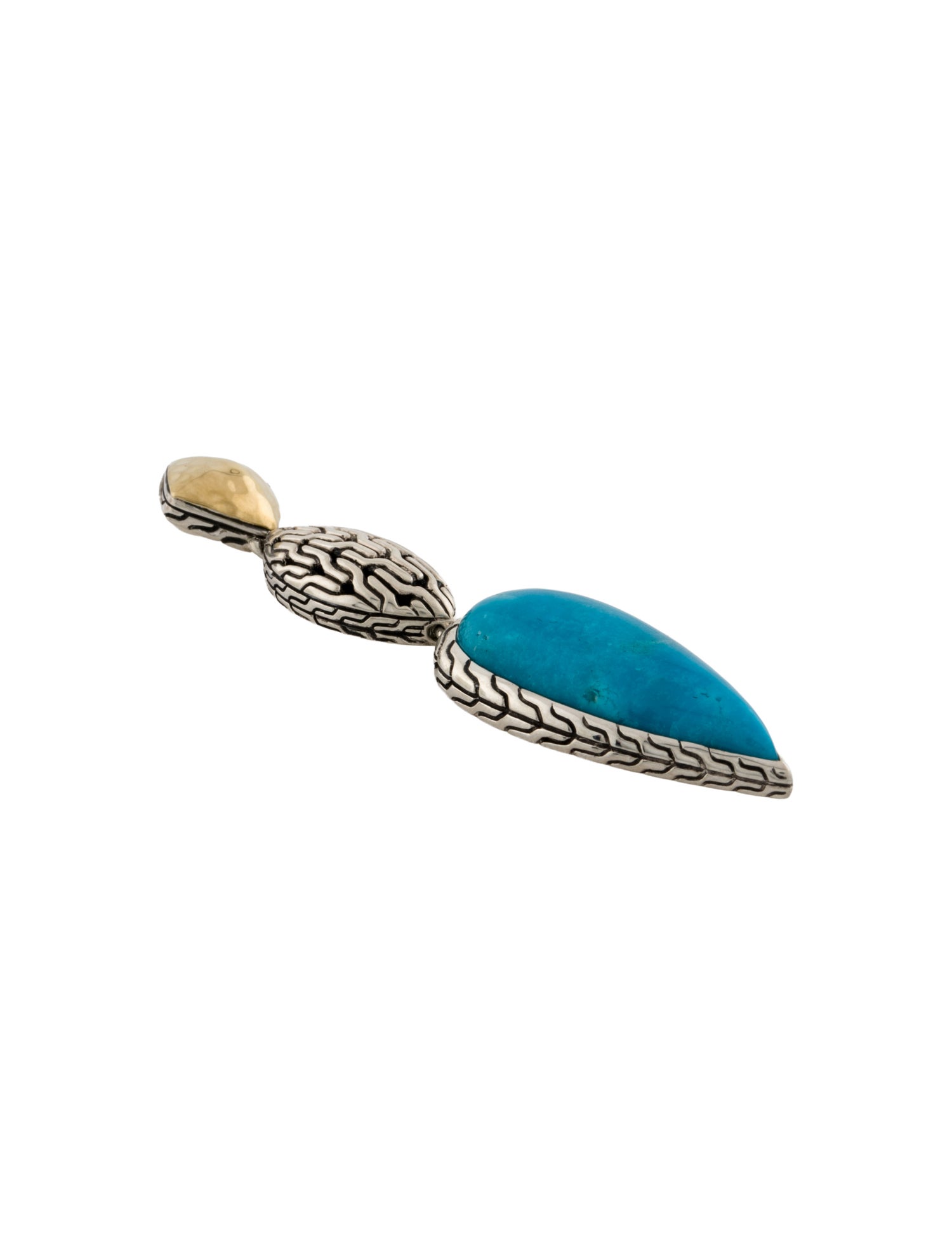 John Hardy Turquoise Spear Pendant