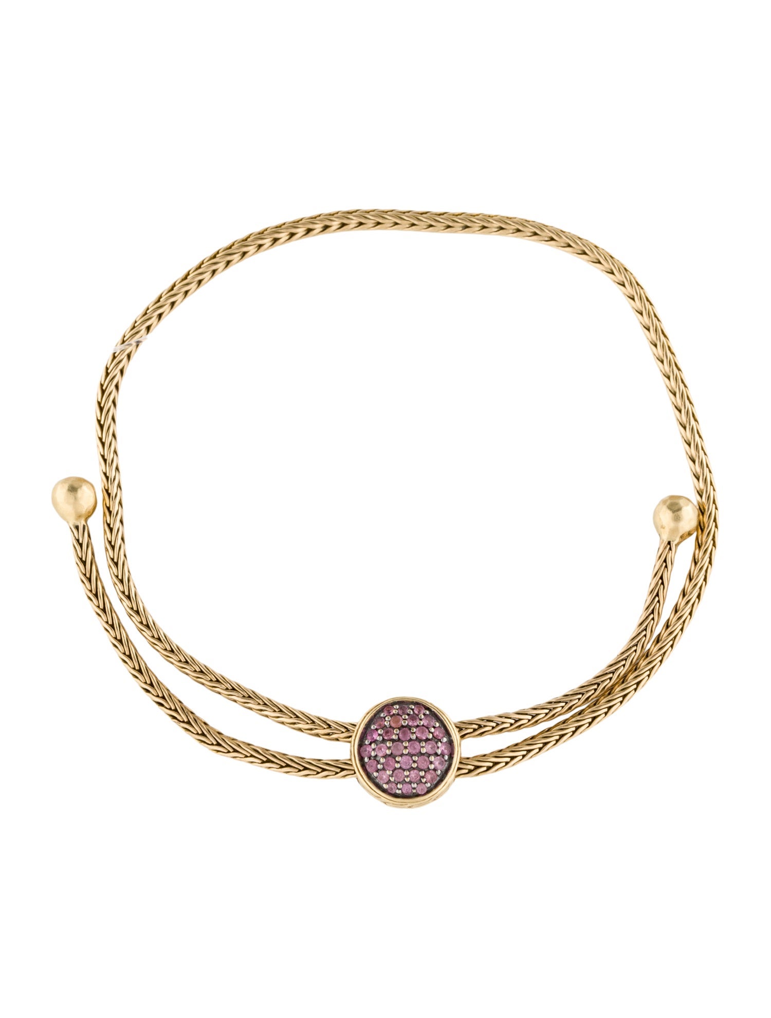 John Hardy 18K Sapphire Link Bracelet