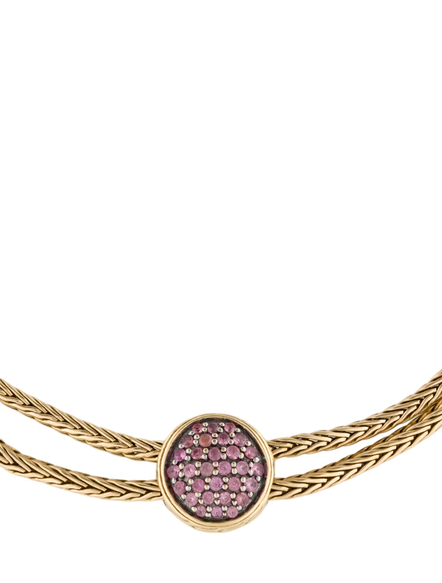 John Hardy 18K Sapphire Link Bracelet