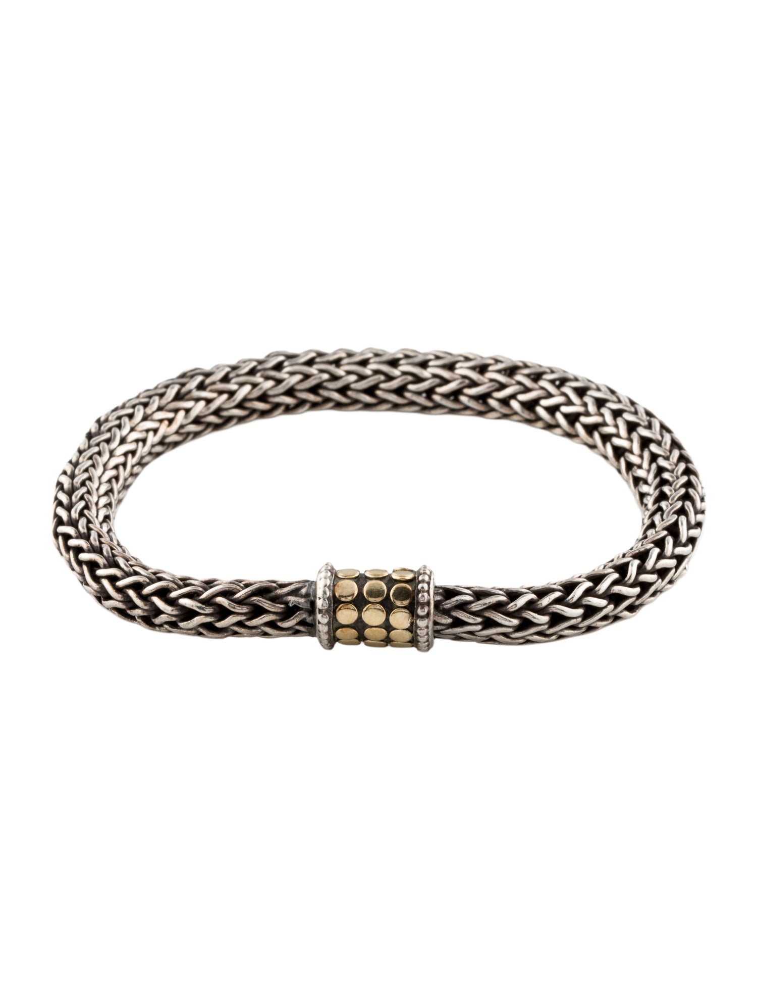John Hardy Two-Tone Icon Dot Bracelet