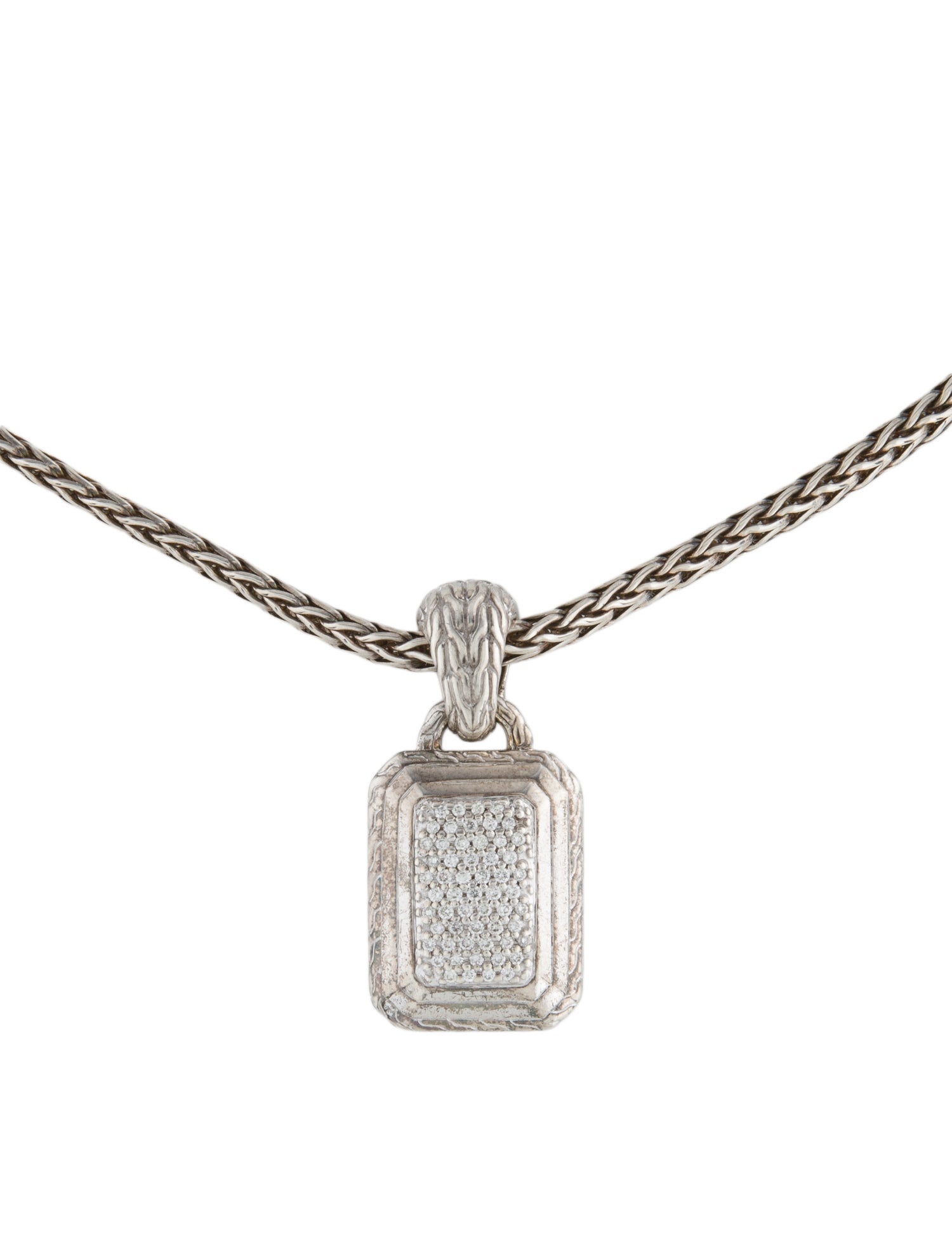 John Hardy Diamond Pendant Necklace