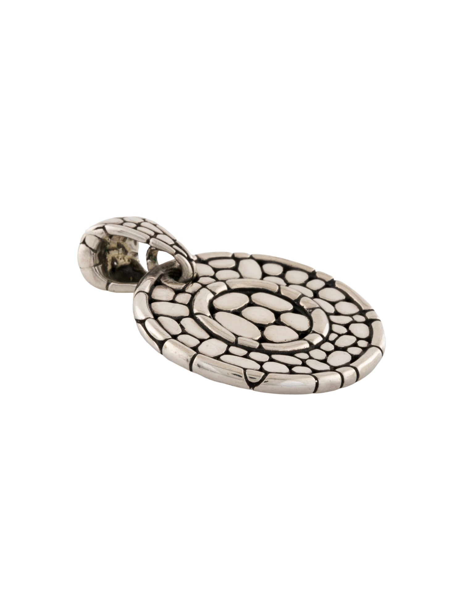 John Hardy Kali Pebble Round Pendant