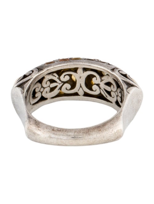 John Hardy Citrine & Garnet Batu Kawung Band