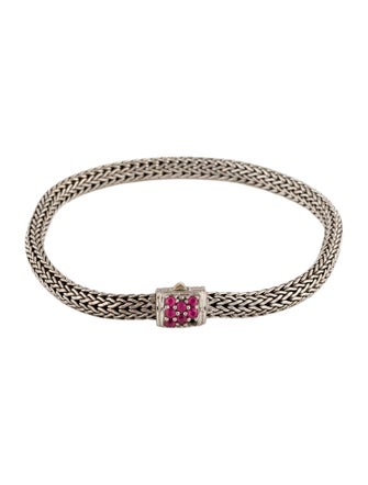 John Hardy Ruby Icon Bracelet