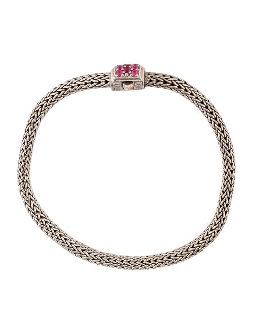 John Hardy Ruby Icon Bracelet