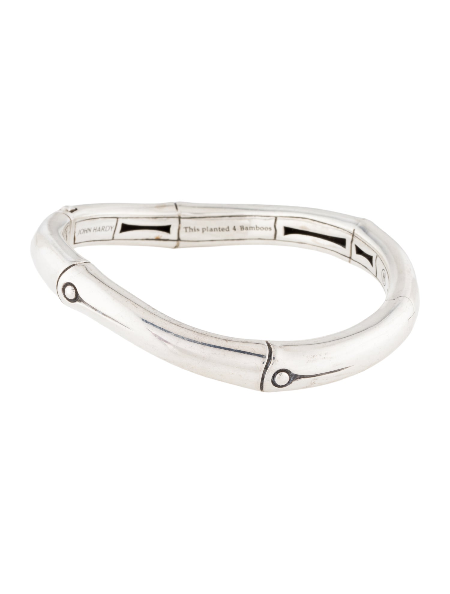 John Hardy Hinged Bamboo Bangle