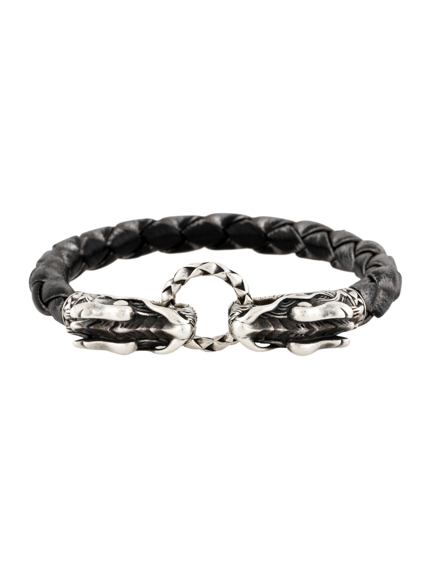 John Hardy Double Dragon Head Bracelet